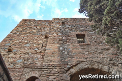 The Alcazaba of Malaca, Spain; Islamic style castle