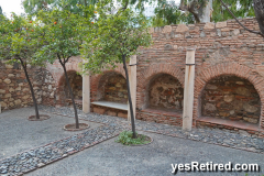 The Alcazaba of Malaca, Spain; Islamic style castle