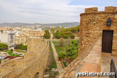 The Alcazaba of Malaca, Spain; Islamic style castle