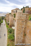 outer wall, The Alcazaba of Malaca, Spain; Islamic style castle