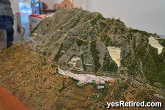 3D releif model, Mijas Pueblo, Malaga, Spain