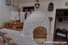 Fire heated laundromat, Museum, Mijas Pueblo, Malaga, Spain; museo