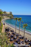 Bars and restaurant, Coastal walk, BenalmádenaMálagaSpain