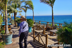 Bohemian style restaurant, Coastal walk, BenalmádenaMálagaSpain