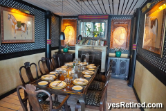 Bohemian style restaurant, Coastal walk, BenalmádenaMálagaSpain