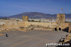 Interior, Castle, Castillo Sohail, Fuengirola, Malaga, Spain, Winter 2024. 1000CE