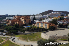Condos, Castle, Castillo Sohail, Fuengirola, Malaga, Spain, Winter 2024. 1000CE