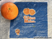 Mandarin orange, store wrapped, Fuengirola, Malaga, Spain, Winter 2024