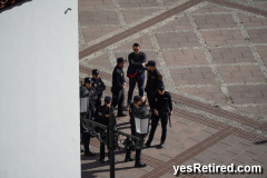 National Police, parade, Fuengirola, Malaga, Spain