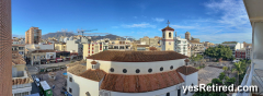 Panoramic view from apartment, Fuengirola, Malaga, Spain