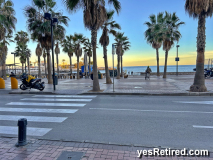 End of day, Malecon, Fuengirola, Malaga, Spain