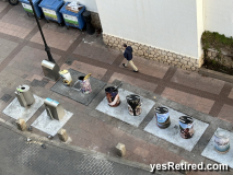 Garabage handling, Fuengirola, Malaga, Spain