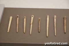 Wooden Hair Pins, Roman 1AD, History and Art Museum, Pueblo Benalmadena, Malaga, Spain