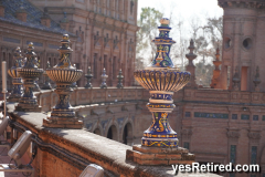 Copper decor, Spanish Paviliion 1929, Seville, Spain, 2024