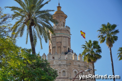 Definsive tower, Torre del Oro, Seville, Spain, 2024