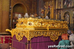 Easter paso, to carry by Confradias, Seville, Spain, 2024