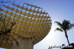Mushroom honeycomb art, Setas de Sevilla, Seville, Spain, 2024