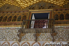 Royal bedroom, Royal Alcázar Palace, Seville, Spain, 2024