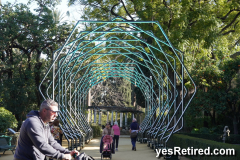 Modern lights, Royal Alcázar Palace, Seville, Spain, 2024