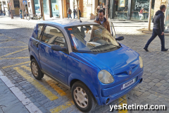 Small micro car, Aixam, French deisel kubota engine Seville, Spain, 2024