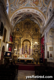 Church interior, Seville, Spain, 2024
