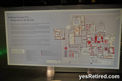 Roman Ruins 30 AD, preserved under mushroom, Antiqvarivm, Seville, Spain, 2024