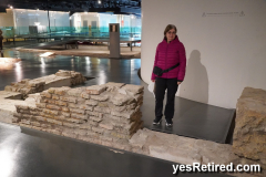 Roman Ruins 30 AD, preserved under mushroom, Antiqvarivm, Seville, Spain, 2024