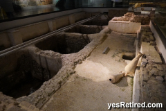 Roman Ruins 30 AD, preserved under mushroom, Antiqvarivm, Seville, Spain, 2024