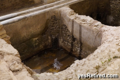 Roman Ruins 30 AD, preserved under mushroom, Antiqvarivm, Seville, Spain, 2024