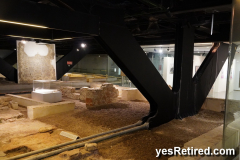 Roman Ruins 30 AD, preserved under mushroom, Antiqvarivm, Seville, Spain, 2024