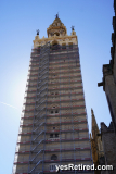 Bell tower at Cathedral, minaret, La Giralda, Seville, Spain, 2024