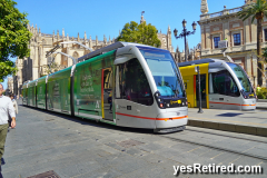 Trolly train, Seville, Spain, 2024