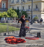 Flamenco, Busker, Seville, Spain, 2024