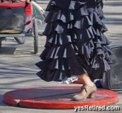 Flamenco, Busker, Seville, Spain, 2024