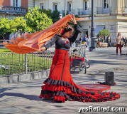 Flamenco, Busker, Seville, Spain, 2024