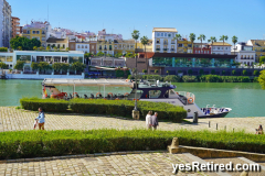 Tour boat, Seville, Spain, 2024
