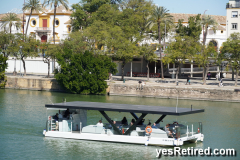Tour boat, Seville, Spain, 2024