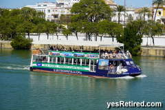 Tour boats, Seville, Spain, 2024
