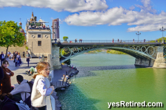 Old Iron bridge, Seville, Spain, 2024