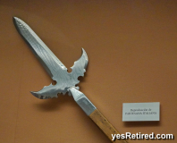 Italian weapon, Castillo de Gibralfaro, Castle, Malaga, Spain, 2025