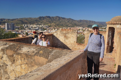 Exploring the Ramparts, Castillo de Gibralfaro, Castle, Malaga, Spain, 2025
