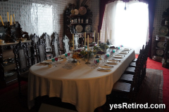 Dining Room, Interior, Pena Palace, Sintra, near Lisbon, Portugal