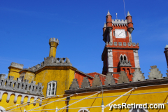 Interior, Pena Palace, Sintra, near Lisbon, Portugal