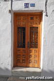 Door in a door, White mountain village, Mijas Pueblo, Fuengirola, Spain, 2024