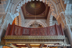 Women's section, Mosque, Casablanca, Morocco, 2024