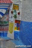 Berber alphabet, Chefchaouen, Morocco, 2024; indigenous