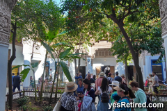 Inner garden, Historical Palace tour, Bahia, Marrakech, Morocco, 2024