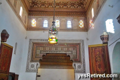 Bedroom, Historical Palace tour, Bahia, Marrakech, Morocco, 2024
