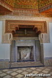 Fireplace, Historical Palace tour, Bahia, Marrakech, Morocco, 2024