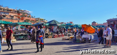 Open space market, Marrakech, Morocco, 2024